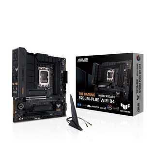 ASUS INTEL 13.12세대 LGA1700 대응 B760M 탑재 마자 보드 TUF GAMING B760M-PLUS WIFI D4 국내 정규 대리점품 Micro ATX