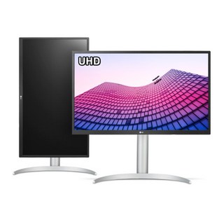 LG 27UP550N 27인치 UHD 4K 모니터 HDR 피벗 높이조절 화이트 USB-C단자, LG 모니터 27UP550N