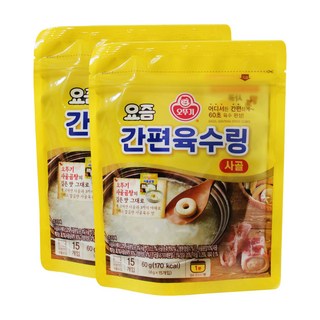 오뚜기 요즘 간편육수링 사골, 60g, 2개