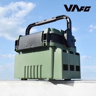 VAFG 태클박스 낚시 소품 에기 수납 보조가방, 01. VA7055 단품, 레드, 1개