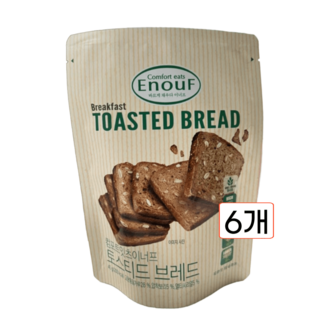 컴포트잇츠이너프 토스티드 브레드 다이어트 간식, 45g, 6개