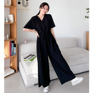 마이쏭 제시브이넥와이드점프수트 여성용 빅사이즈