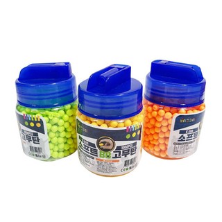 토이즈데이 소프트 BB탄 총알 고무탄 (6mm 1000PCS), 연두, 1개