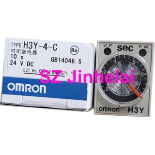 OMRON H3Y-4-C DC24V 정통 오리지널 릴레이 타이머 24VDC off 지연 시간 1S 5S 30S 60S 3M, H3Y-4-C 24VDC 1S, 1개
