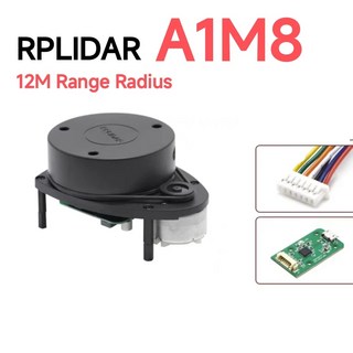 RPLIDAR A1M8R6 LIDAR 센서 키트 ROS 로봇 내비게이션 위치용 360 도 2D 레이저 스캐너 12M 반경 거리 감지