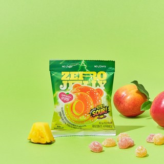 마이노멀 무설탕 제로젤리 사워베어, 42g, 16개