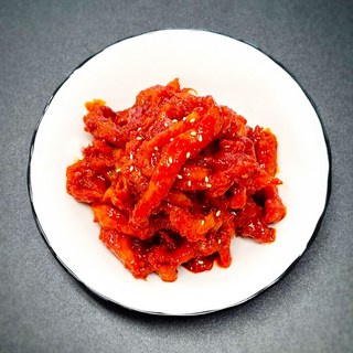 [밥앤찬] 속초식 명태회무침 명태초 고명 회냉면 별미, 1개, 400g
