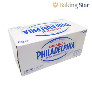 필라델피아 크림치즈 2kg 호주산 동서식품 치즈케이크, 2kg(호주산), 1개