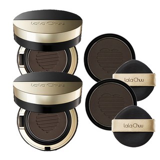 라라츄 헤어 쿠션 본품 15g + 리필 15g, 다크브라운, 1개 라라츄 헤어쿠션 마스터 시즌2 다크브라운 본품 2개+리필 2개, 2개
