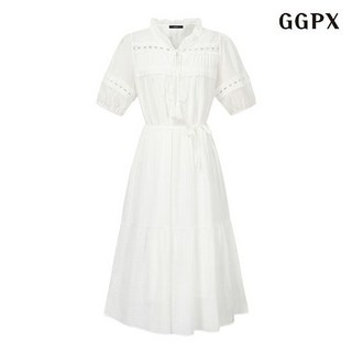 GGPX 레이스 프릴 보헤미안 원피스 (GPBOW030D)