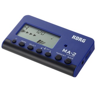 Korg 박자기 (메트로놈) 파랑색 MA-2-BLBK, 블루, 1개