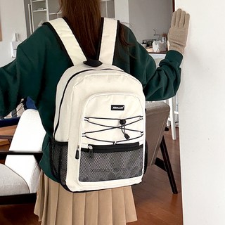 캐주얼 남성 여성 학생 여행 백팩 책가방 10 남여공용 스트링 메쉬 캐주얼 라피스백팩