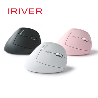 아이리버 여성용 손목보호 작은손 무선 버티컬 마우스 EQwear-Lady Vertical Grip EV15, (WHITE) 화이트