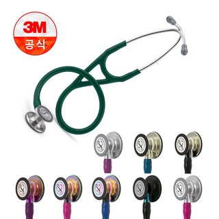 3M 리트만 청진기 카디올로지4 모음, 6163 블랙에디션, 1개