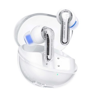 사운드피츠 클리어 게임 모드 무선 블루투스 이어폰 Clear, White