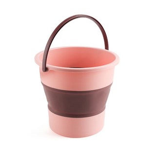 라라하우스 벡스 접이식 폴딩 세차 바스켓 세차버킷 바구니, 핑크, 17L