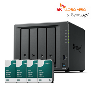 시놀로지 NAS DS425+ 16TB (4TBx4) 2.5GbE 공유서버 초기설치지원, 설정안함