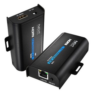 [이지넷유비쿼터스] HDMI 리피터 송수신기 세트 NEXT-100HDC *RJ-45 최대 150m 연장*, 1개