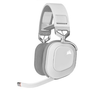 커세어 HS80 RGB WIRELESS 게이밍 헤드셋, 화이트