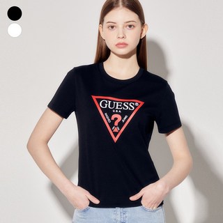 게스 여성 오리지널 삼각 반팔 티셔츠 OP2K9405