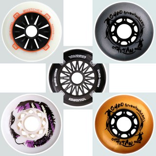 인라인바퀴 72mm 76mm 80mm 100mm 110mm 킥보드바퀴 에스보드 인라인휠 여행용가방바퀴, 76mm 크레이지 화이트
