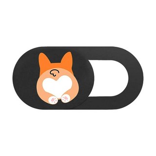 팬더 디자인 슬라이드 웹캠 커버 노트북 스마트폰 태블릿 프라이버시 보호용 렌즈 가림 커버, 코기4 3개