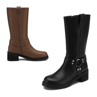 Mmisope 소가죽 롱부츠 512448502 5.5cm1614890