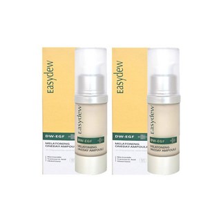 [1+1] 대용량 이지듀 기미 앰플 멜라토닝 원데이 미백앰플 15ml 2개 15ml 2개