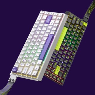 FURYCUBE M68HE 8k 래피드 트리거 자석축 게이밍키보드 ace 68 기계식 우팅 e-sports, 마그네틱축(자석축), M68 HE, 화이트