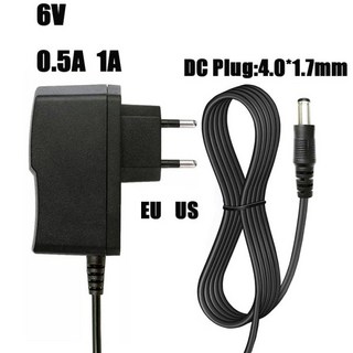 OMRON I-C10 M2 M3 M7 M10 M6 혈압 모니터 용 전원 공급 장치 AC/DC 6V 0.5A 1A 500Ma 4.0x1.7mm 어댑터 충, 01 6V 1A, 02 US