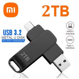 USB 3.2 플래시 드라이브 고속 전송 메모리 디스크 방수 16TB, 10 Black-2TB, 1개