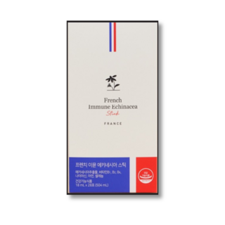 뉴온 프렌치 이뮨 에키네시아 스틱 18ml x 28포 1박스 면역 기능 증진 아연영양제