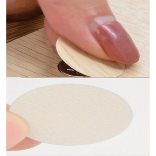 못자국 스티커 가구 구멍 커버 접착식 캡, 내추럴 아이보리