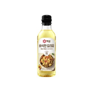 백설 건강한 요리유, 백설 바삭한 요리유 500ml 4개, 4개