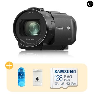 [포토리뷰이벤트] 파나소닉 4K 캠코더 HC-VX1 + 메모리 + 리더기 + 융 패키지, 128GB 패키지