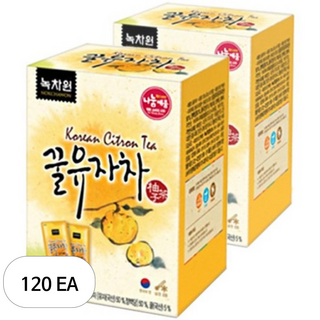 녹차원 꿀 유자차, 30g, 10개입, 120개