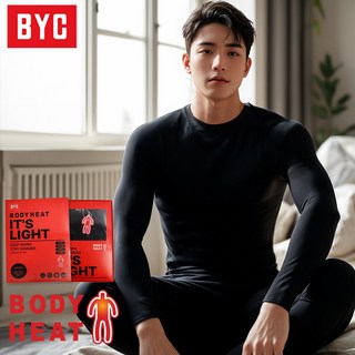 BYC 빅사이즈 남성 보디히트 내복 상의 하의 발열내의 세트