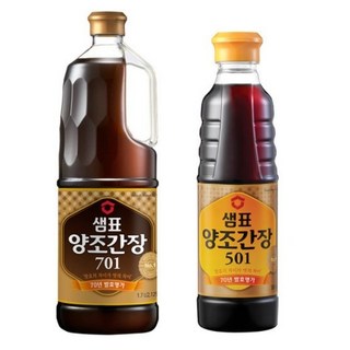 샘표 양조간장701 1.7L + 양조간장 500ml 501, 1개