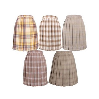 교복몰 교복 길이조절 플리츠 체크 스커트