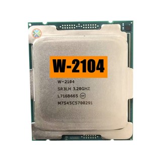 Xeon W-2104 CPU 14 Nm 4 코어 스레드 3.2GHz 8.25MB 120W 프로세서 C422 마더보드용 W2104 LGA2066