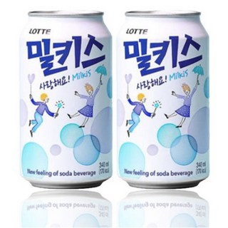 밀키스 탄산음료, 340ml, 24개