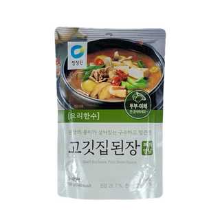 청정원 고메레시피 고깃집된장찌개양념130g, 130g, 4개