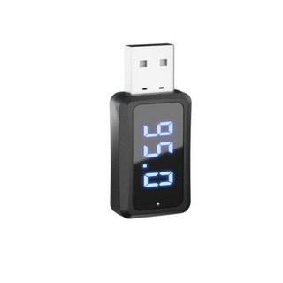 차량용 블루투스 5.3 미니 USB 송신기 수신기 LED 디스플레이 핸즈프리 통화 키트 자동 무선 오디오 FM02 라디오, 1) FM02, 1개