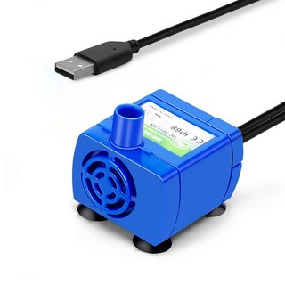 미니 잠수정 펌프 초저소음 브러시리스 모터 USB 160L/H 1 5W DC 5V 애완 동물 물 디펜서 DR DC160 워터, AC 12V, 1개