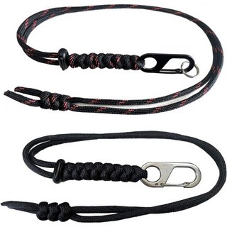 파라코드 밧줄 비상용 캠핑 BSGB 2PCS 랜야드 조절 가능한 넥 스트랩 열쇠고리 생존 550 어류 및 소방 코드 군용 등급의 야외용 낙하산 로프, 파라코드 밧줄 비상용 캠핑 BSGB 2PCS 랜야드 조, 2개