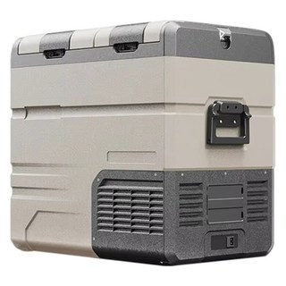 알피쿨 TA 시리즈 다용도 더블 도어 차량용 냉장고, 블랙 + 브라운, 55L