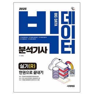 시대고시기획 2025 빅데이터분석기사 실기R 한권끝내기시험