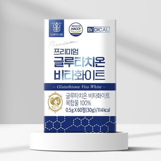랩온랩 프리미엄 글루타치온 비타화이트 100% 복합물, 60정, 2개