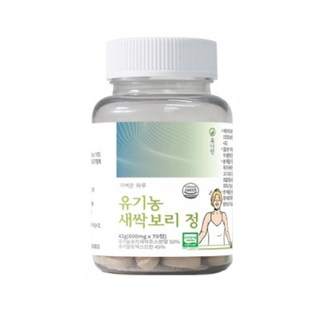 새싹보리 정 600mg x 70정 보리새싹쥬스분말 유기말토덱스트린, 1개