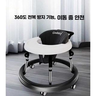 픽셀러 아기보행기 걸음마 손잡이 보조기 보행기 콤비, 1개, 7. 고급 회색 10단 조절(이중 푸시 핸들)
